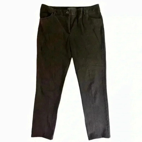 Elliott Lauren brown pants with subtle pattern size 10 - Picture 1 of 6